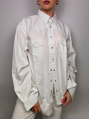 Sur chemise vintage blanche