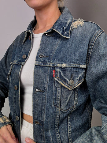 Veste denim troué vintage Levi’s