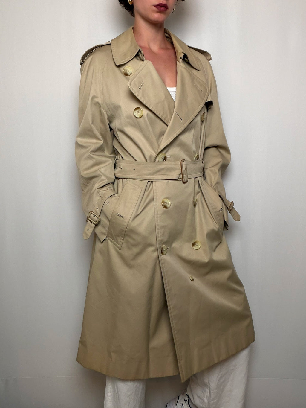 Trench Beige Burberry's S/M vintage