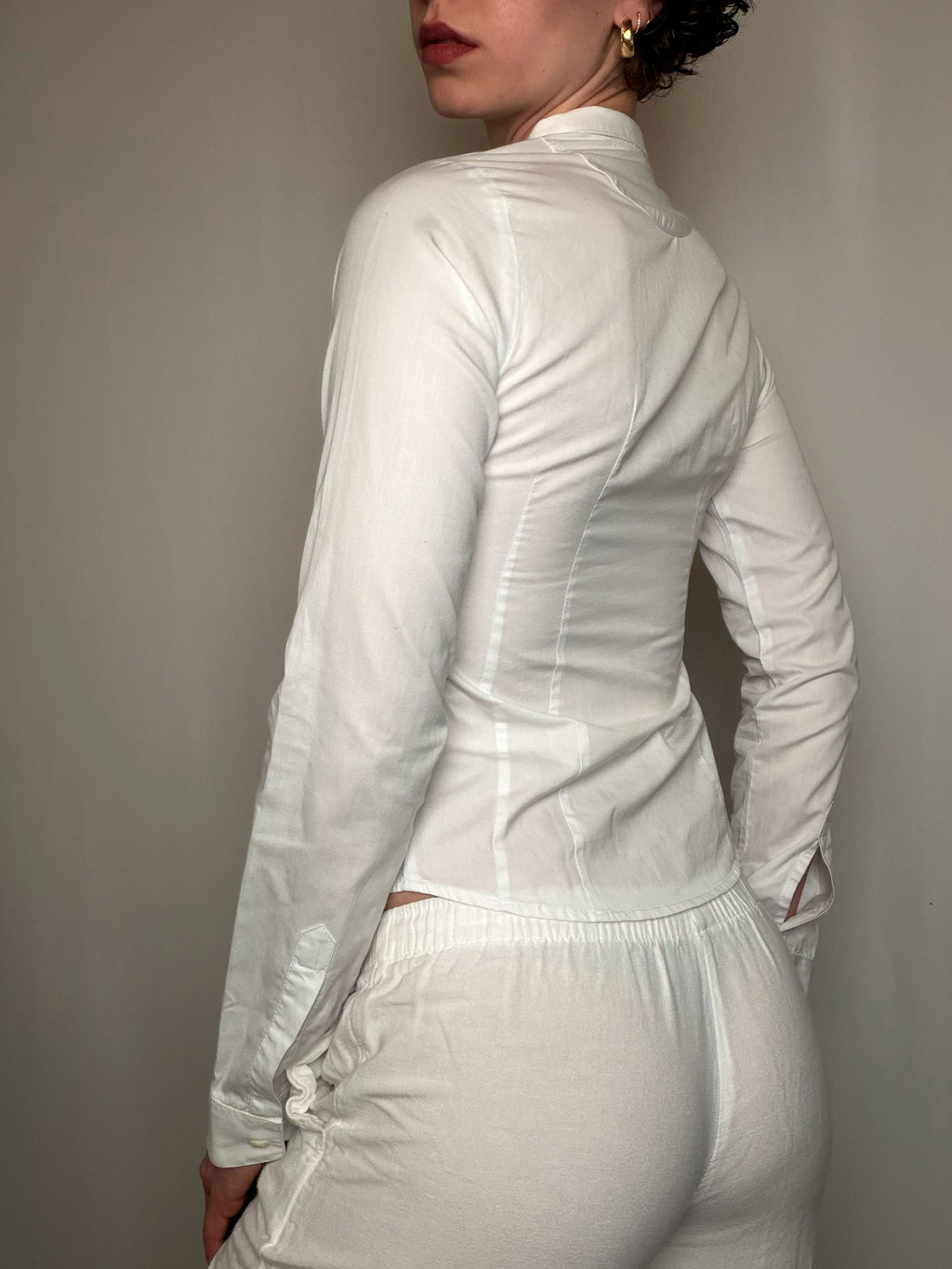 Chemise Blanc S vintage