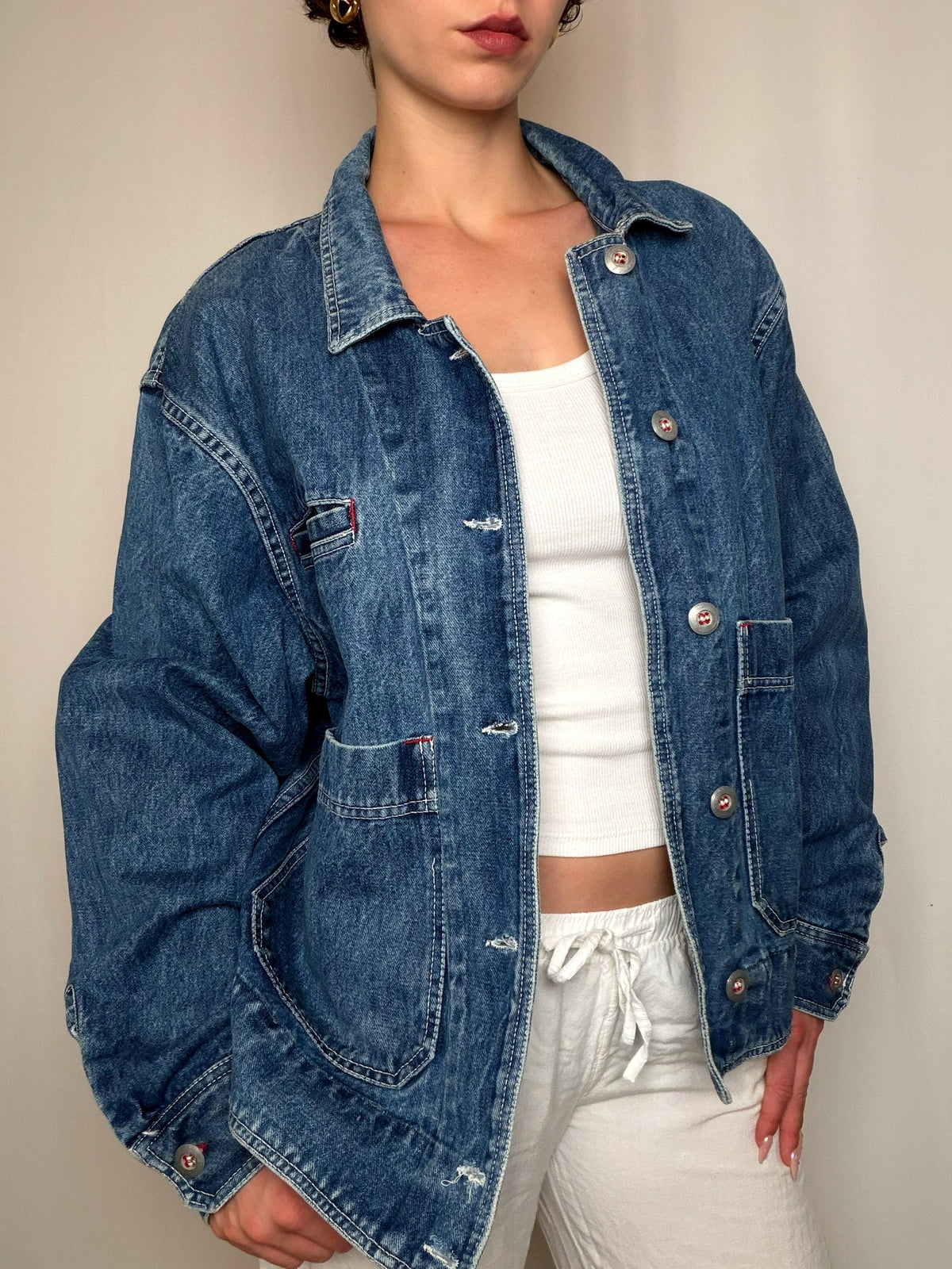 Jacket en denim bleu L vintage