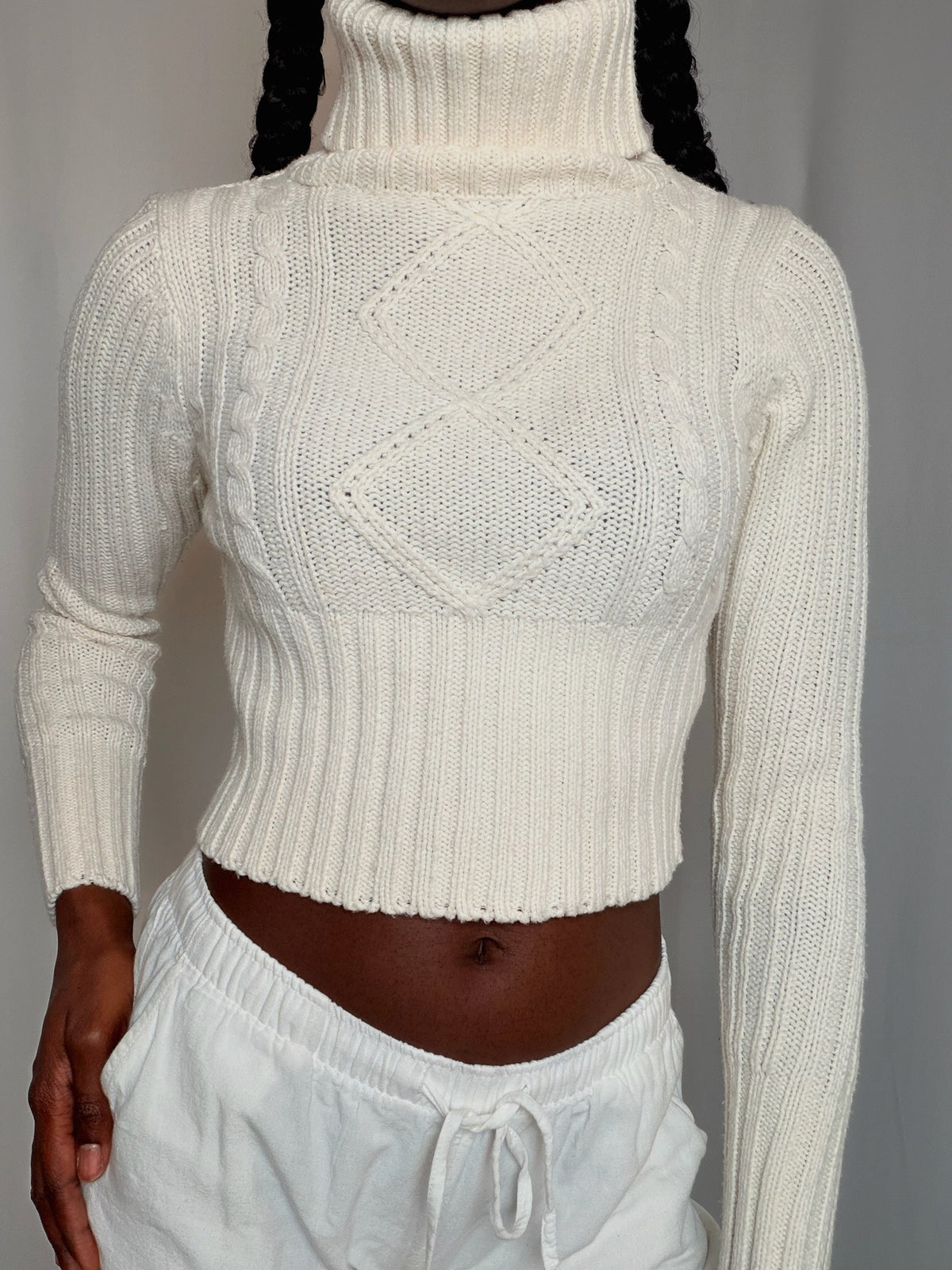Pull Écru XS vintage