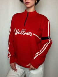 Pull camioneur Rouge XL vintage