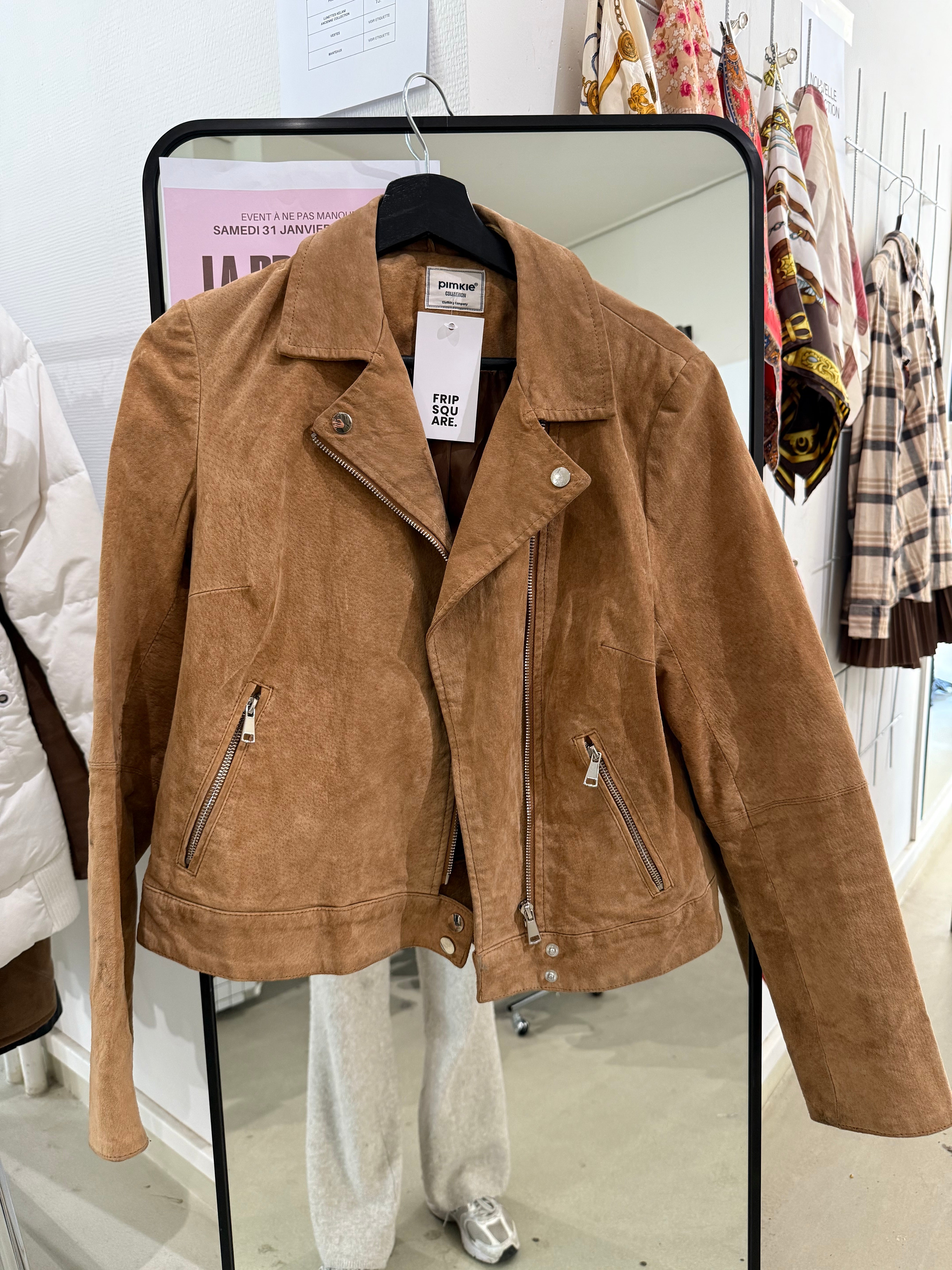 Perfecto en daim camel Pimkie S