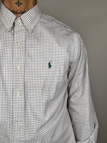 Ralph Lauren white plaid shirt