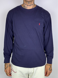 Ralph Lauren Navy Blue Long Sleeve Sweater M