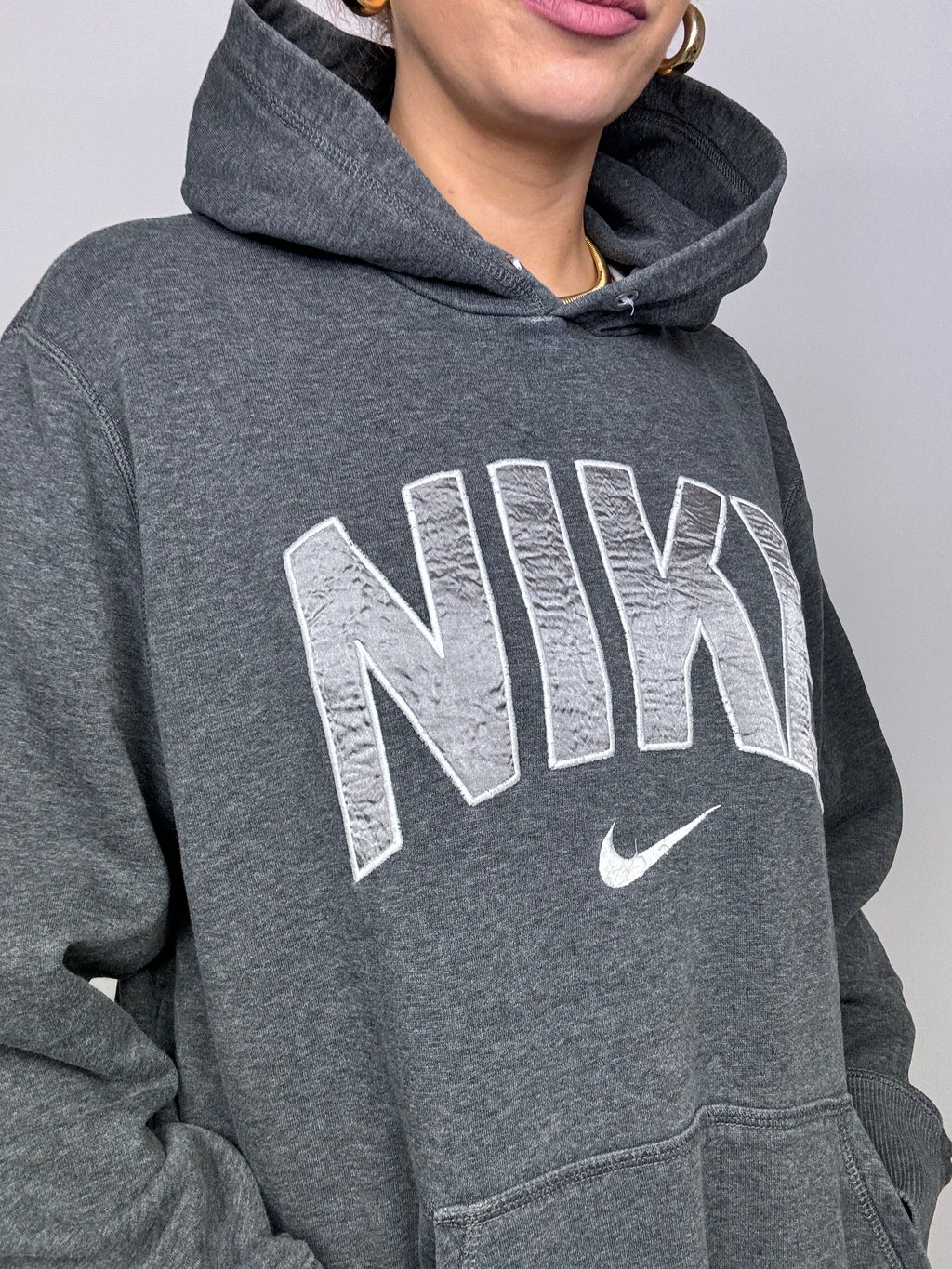 Nike gray vintage American sweatshirt