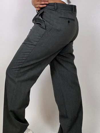 Pantalon tailleur gris vintage