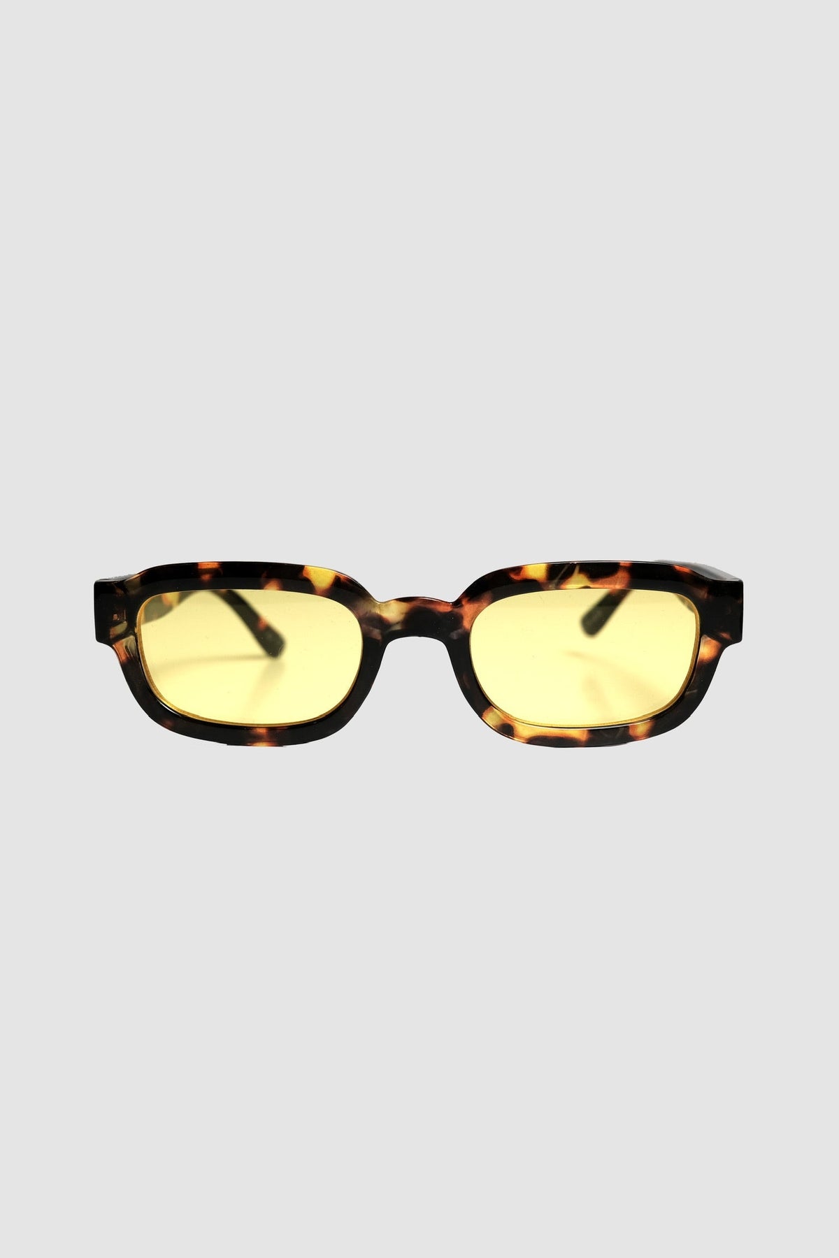 Vintage recycled rectangular tortoiseshell glasses 