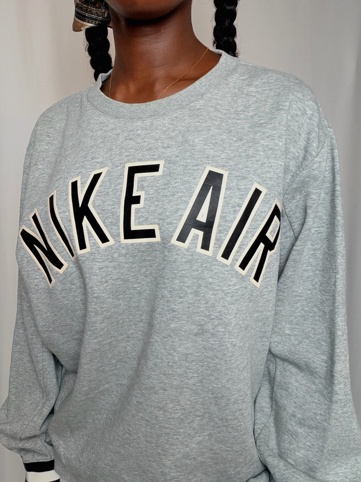Sweat gris Nike vintage