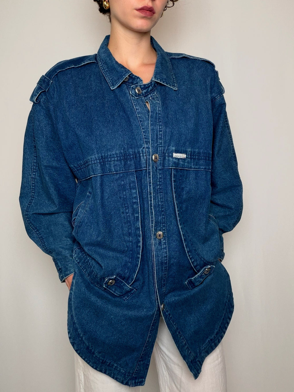 Veste en jean Blue S vintage