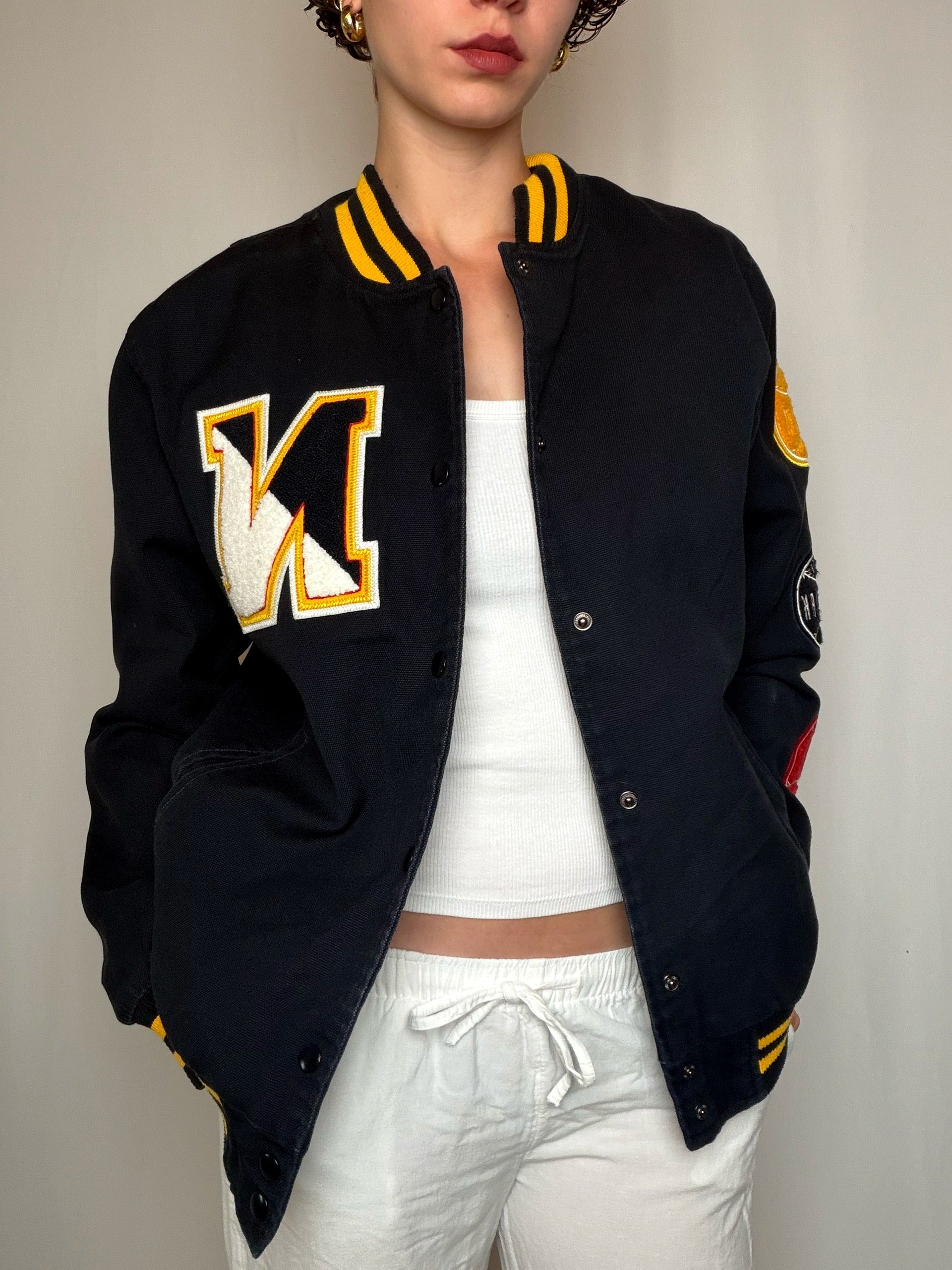 Jacket noire New Era M vintage