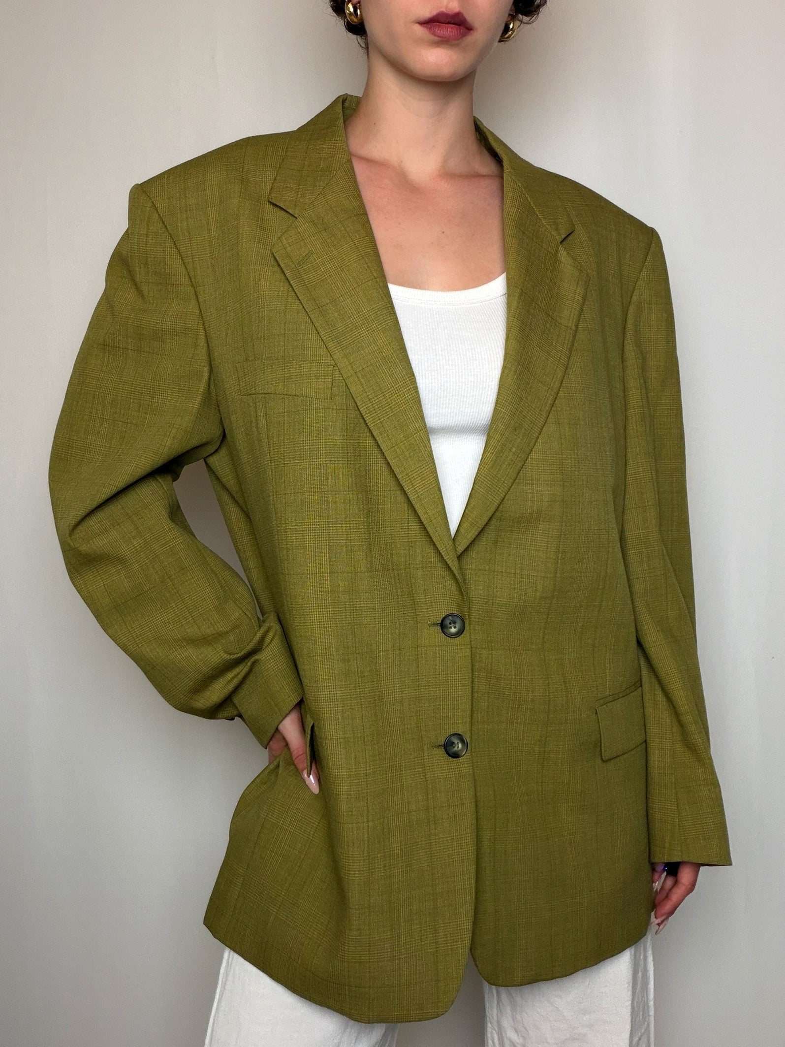 Blazer vert olive XL vintage