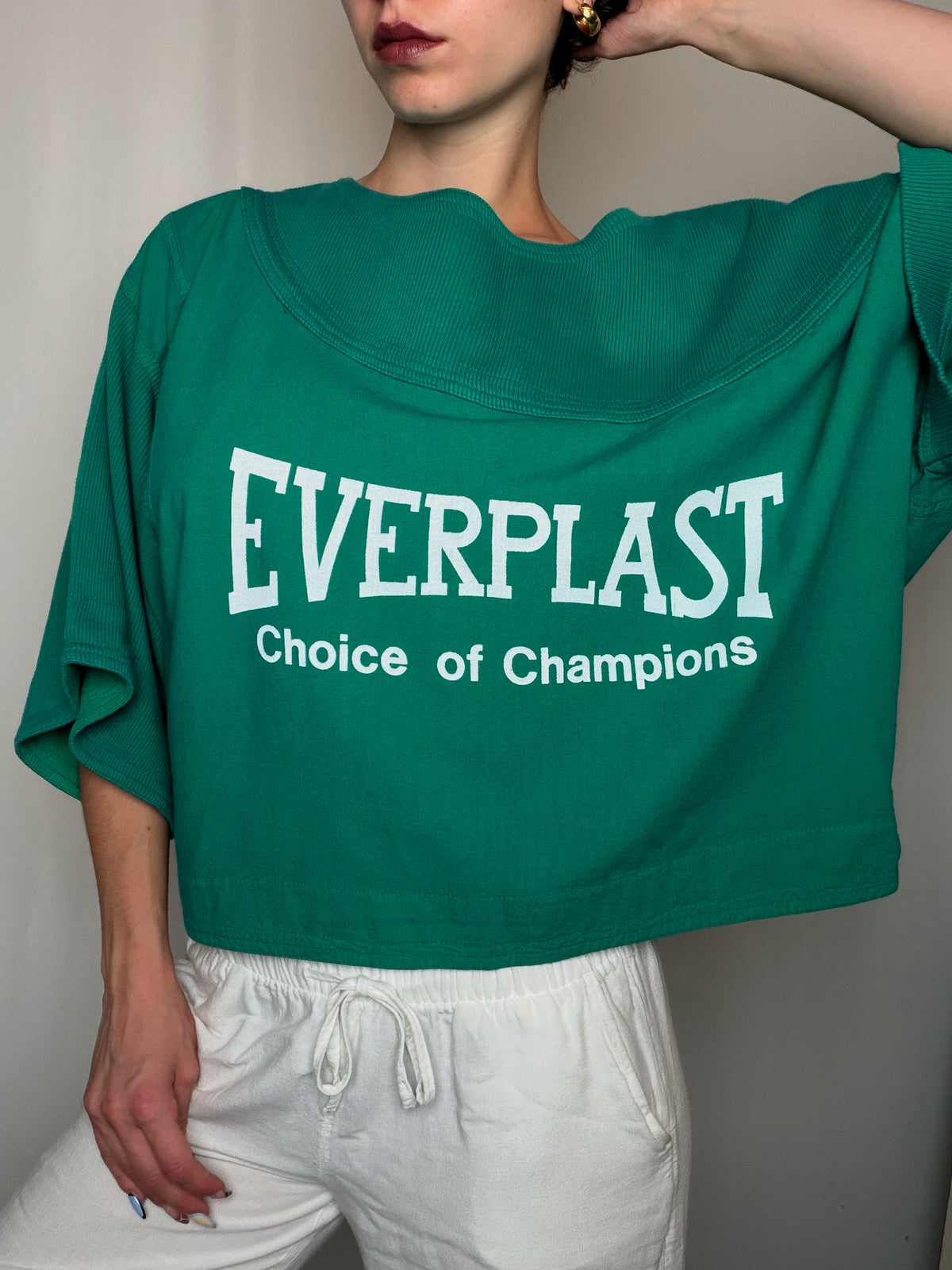 Sweat Green Everlast L vintage