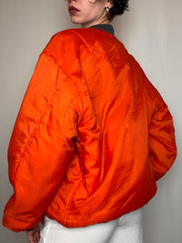 Bomber reversible gris Bomb Boogie XL vintage