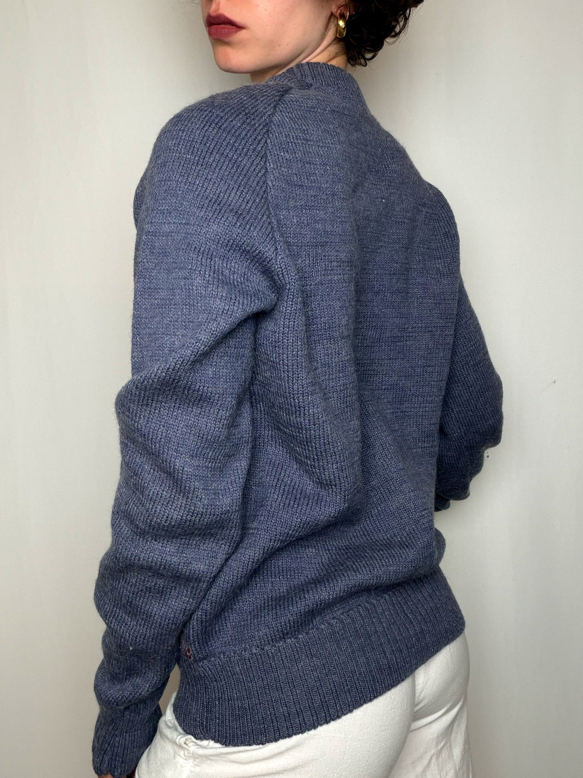 Pull à motifs argyle vintage