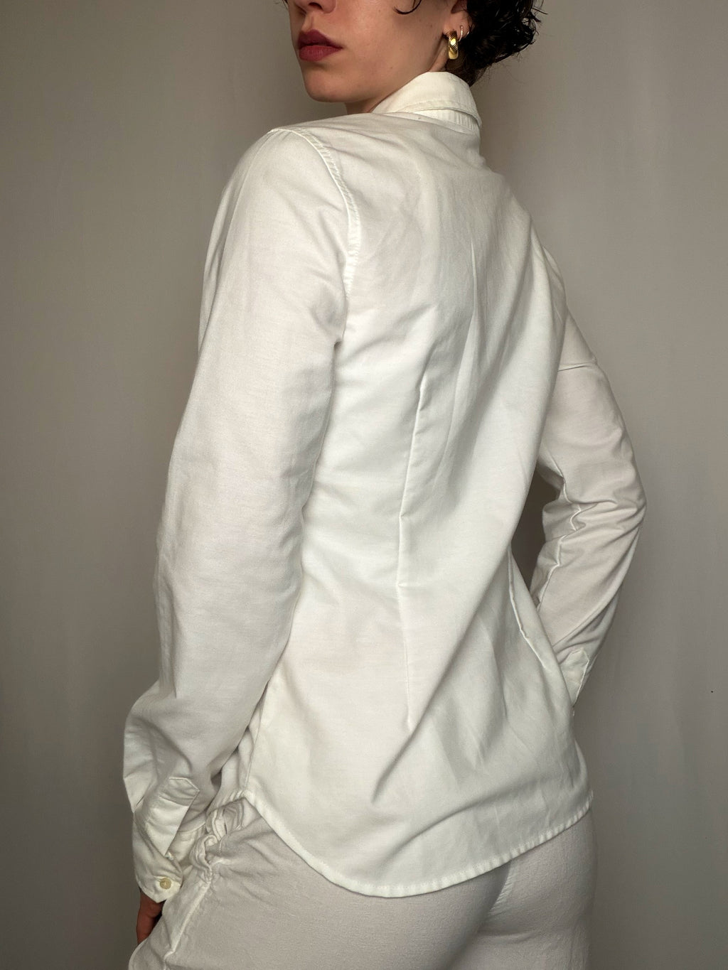 Chemise Blanc Ellesse S vintage
