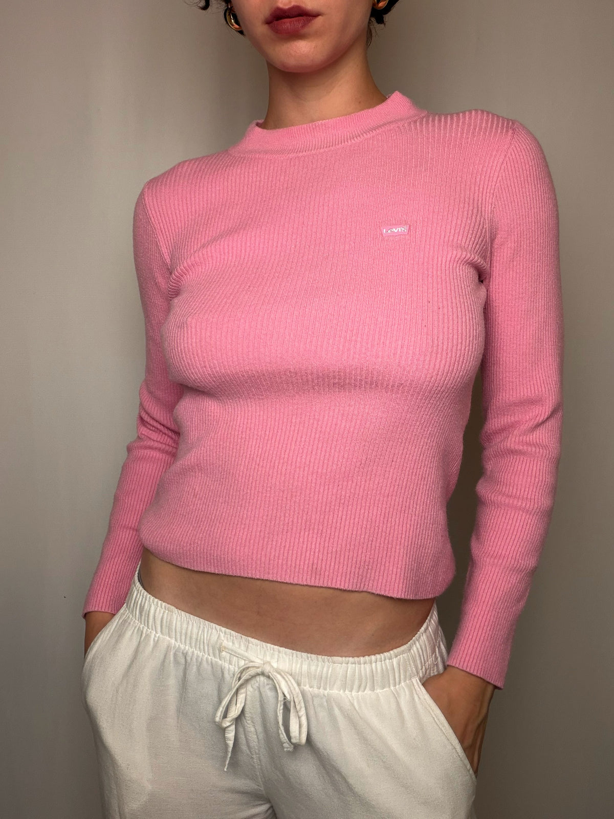 Pull cotelé Rose Levi's S vintage
