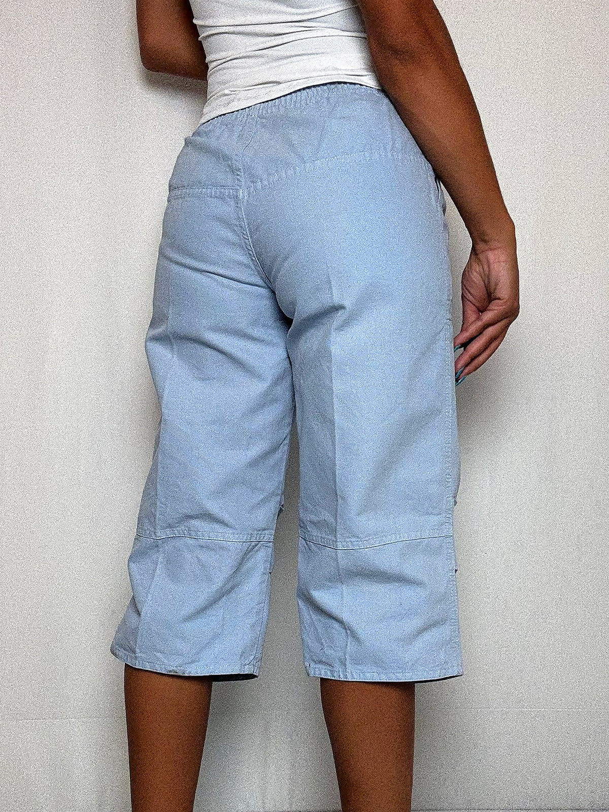 Pantalon Bleu ciel Benetton S vintage