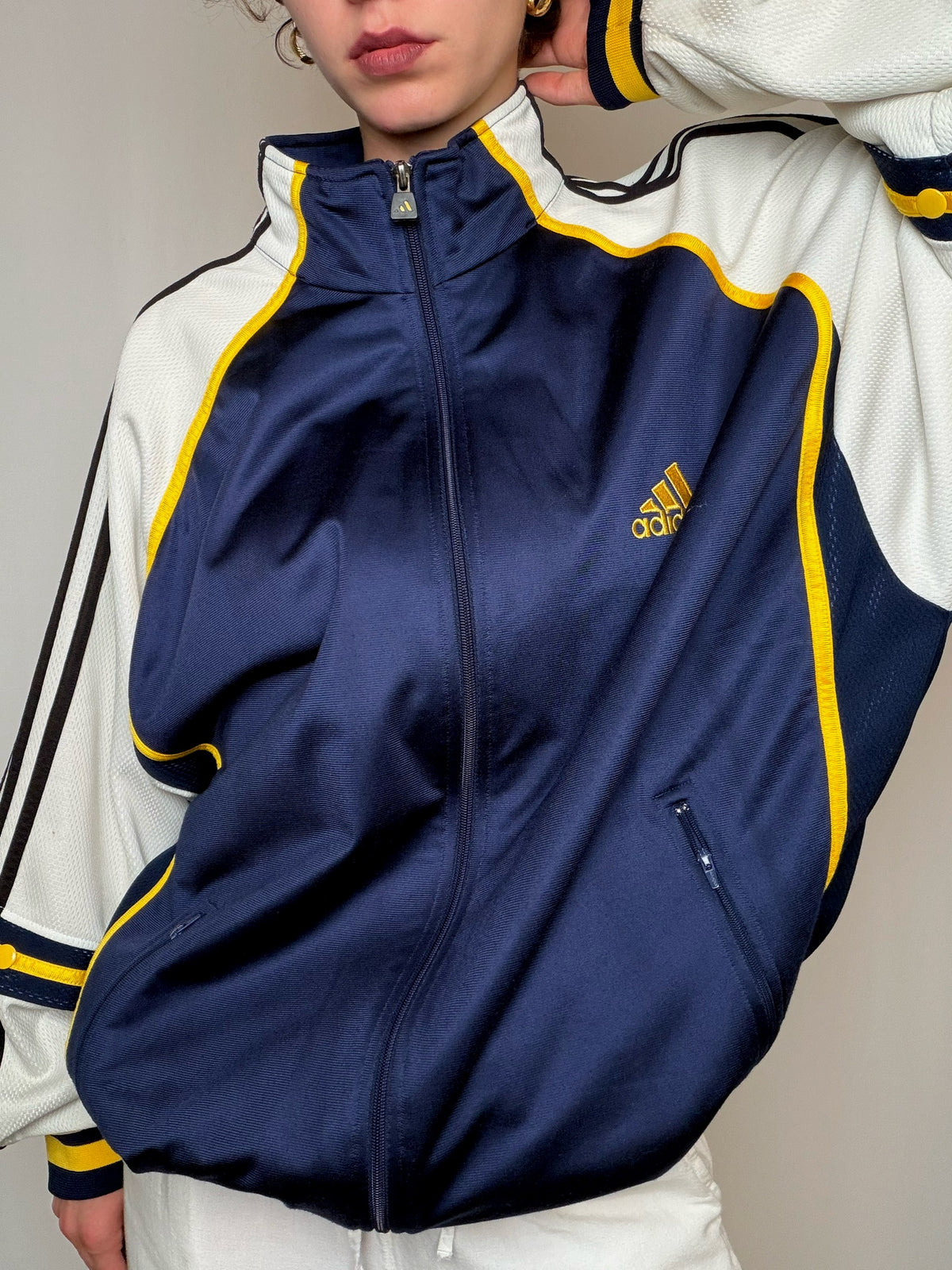 Jacket de sport tricolore Adidas XL vintage