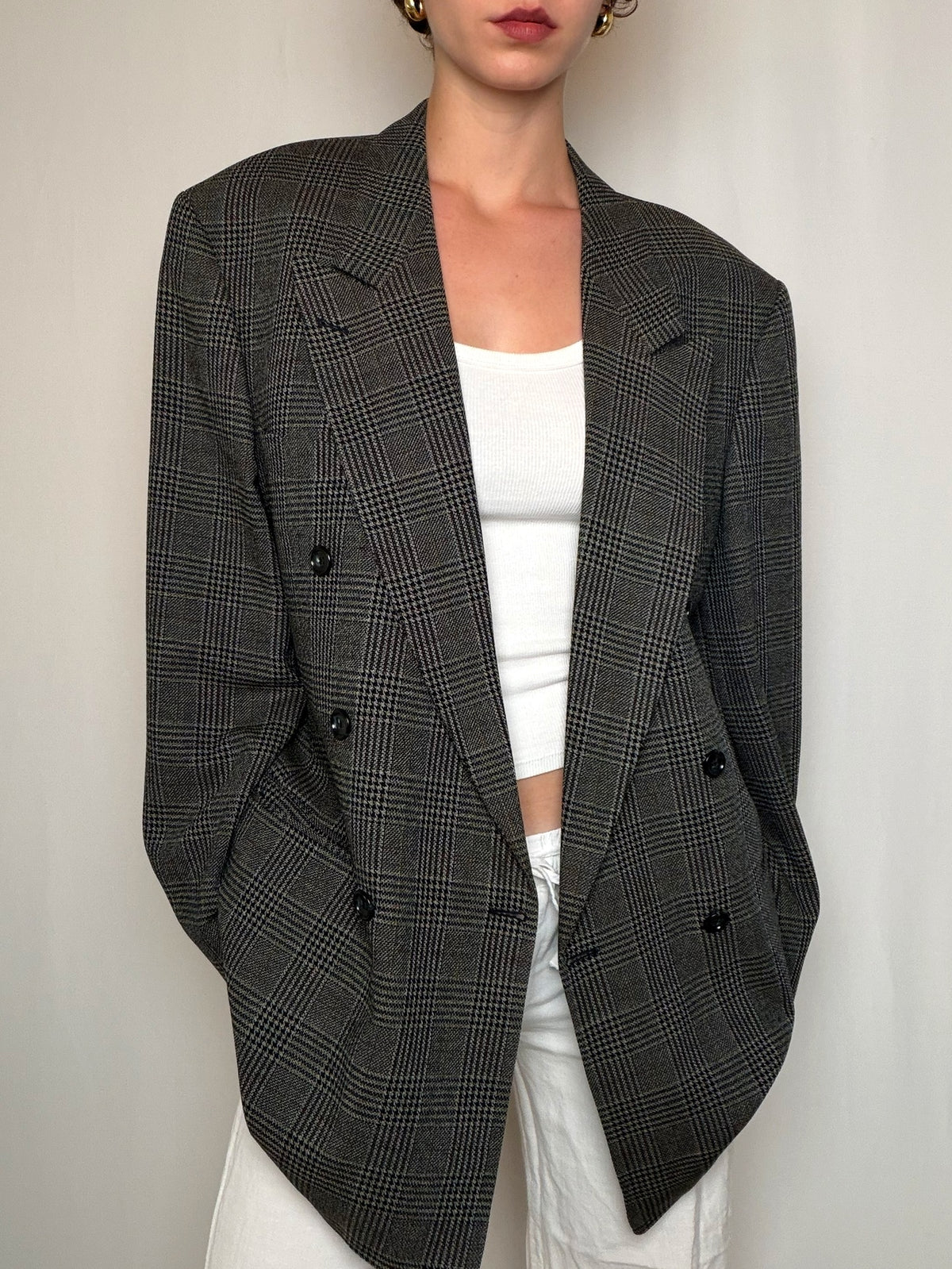 Blazer prince de galles XL vintage