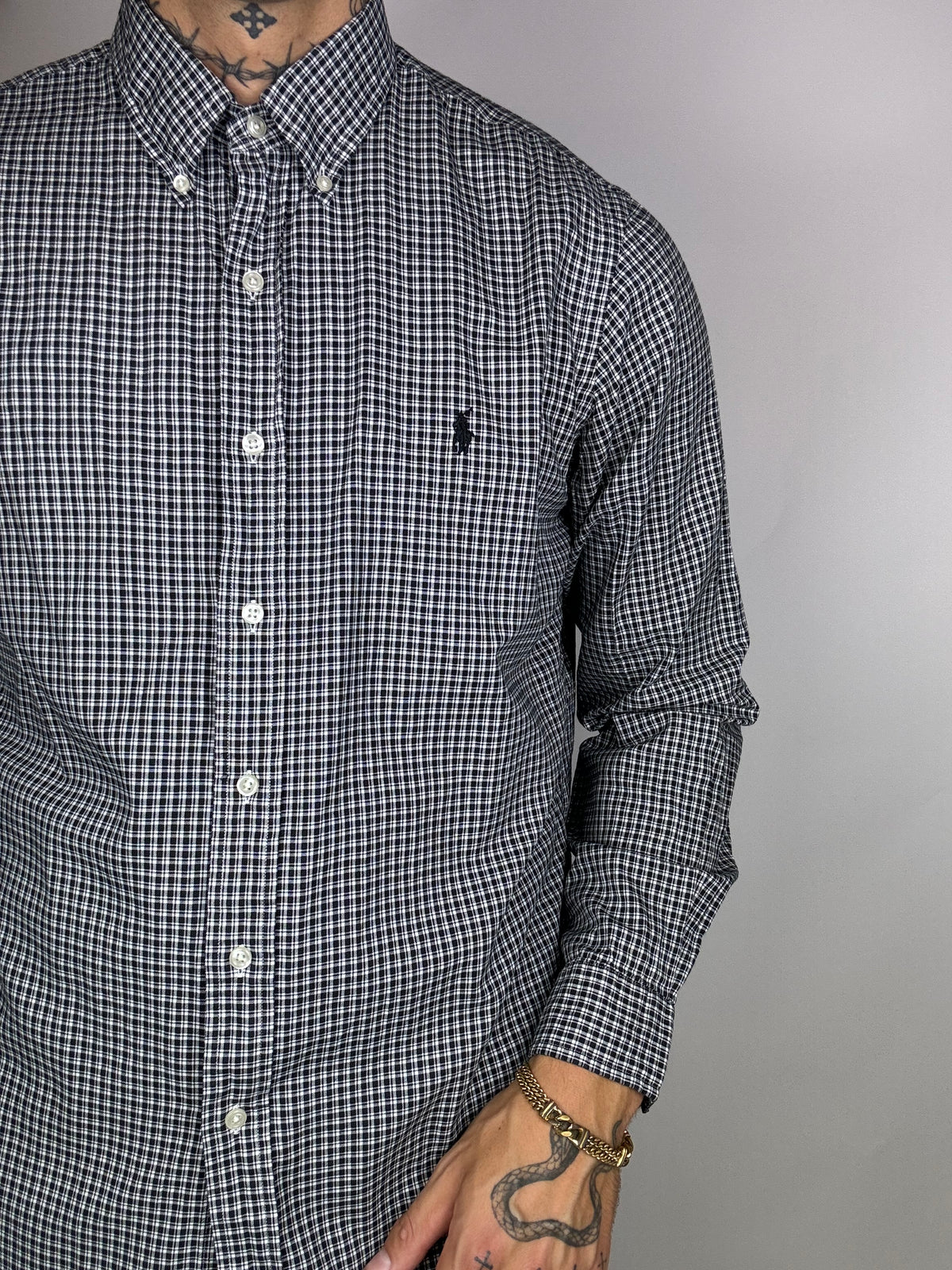 Polo Ralph Lauren Vintage Black/White Plaid