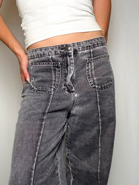 Pantalon Gris Délavé M vintage