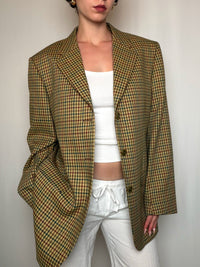 Blazer à carreaux XL vintage
