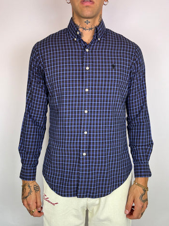 Ralph Lauren Blue Plaid Shirt M