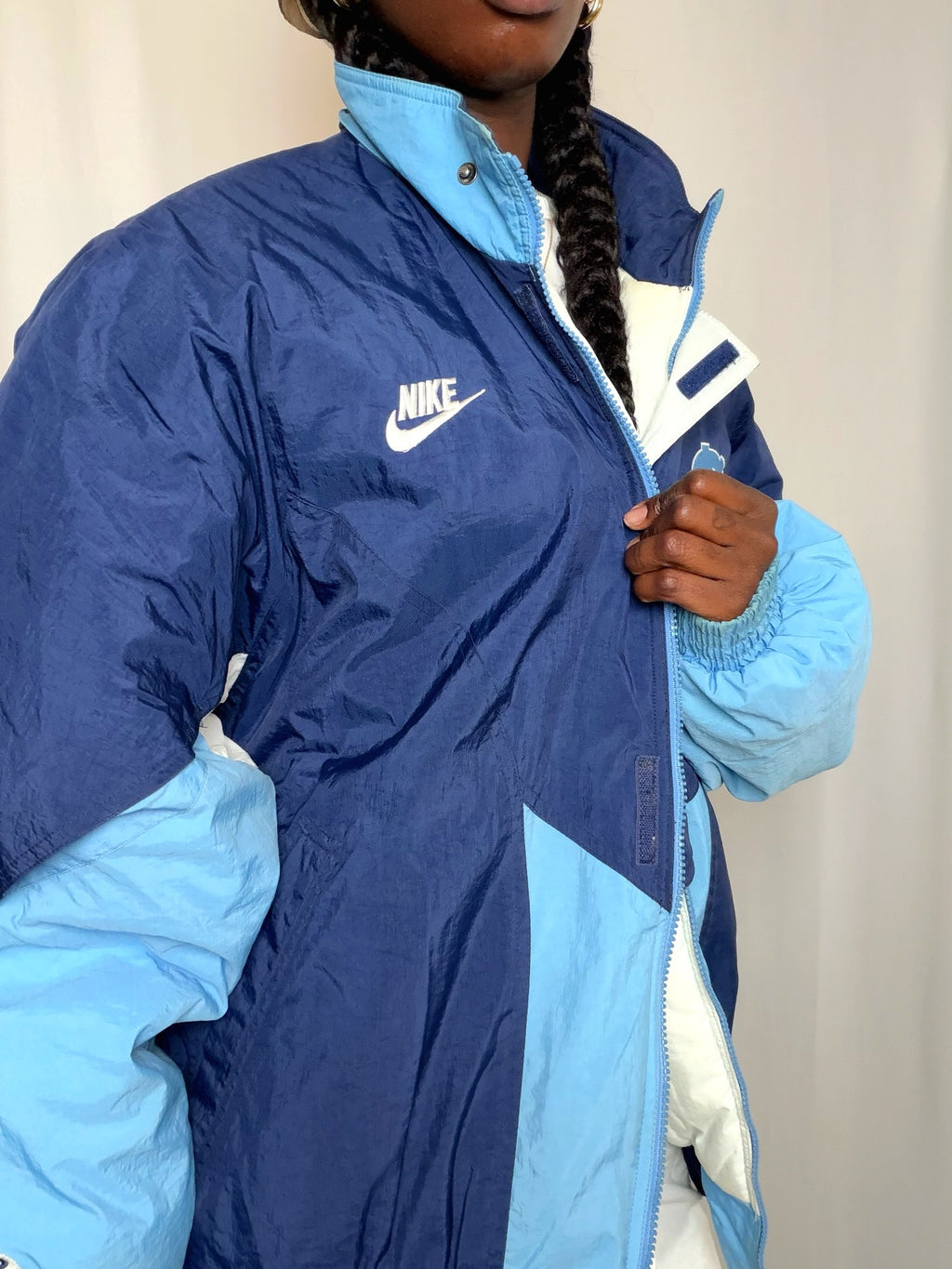 Veste bleue Nike XL vintage