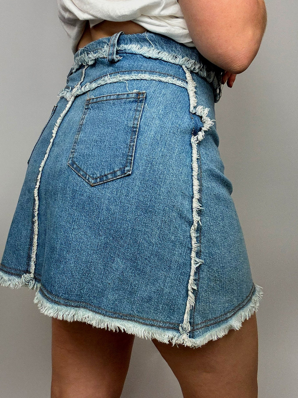 Vintage Denim Minirock