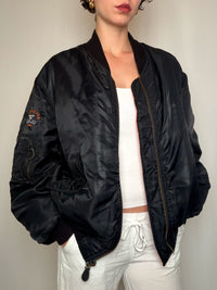Bomber Noir Carrera L/XL vintage
