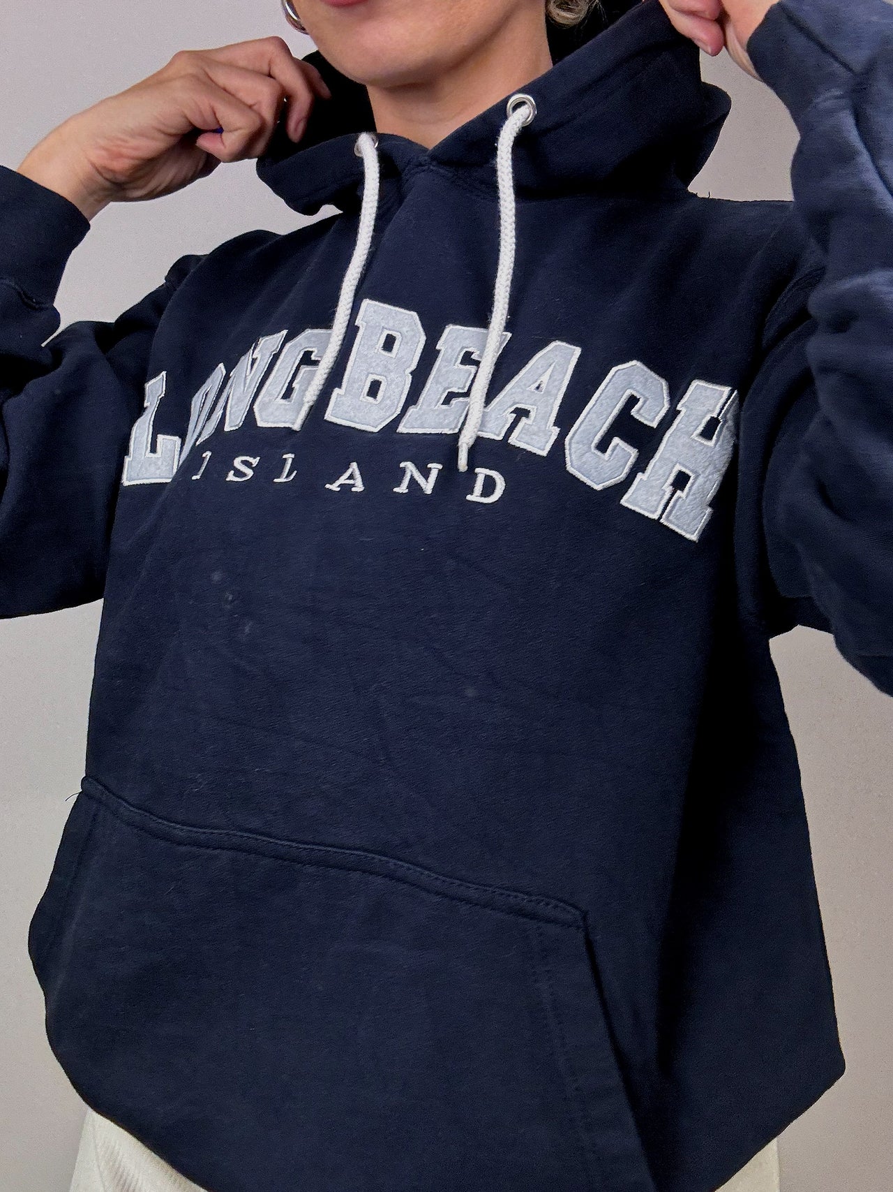 Navy blue hoodie