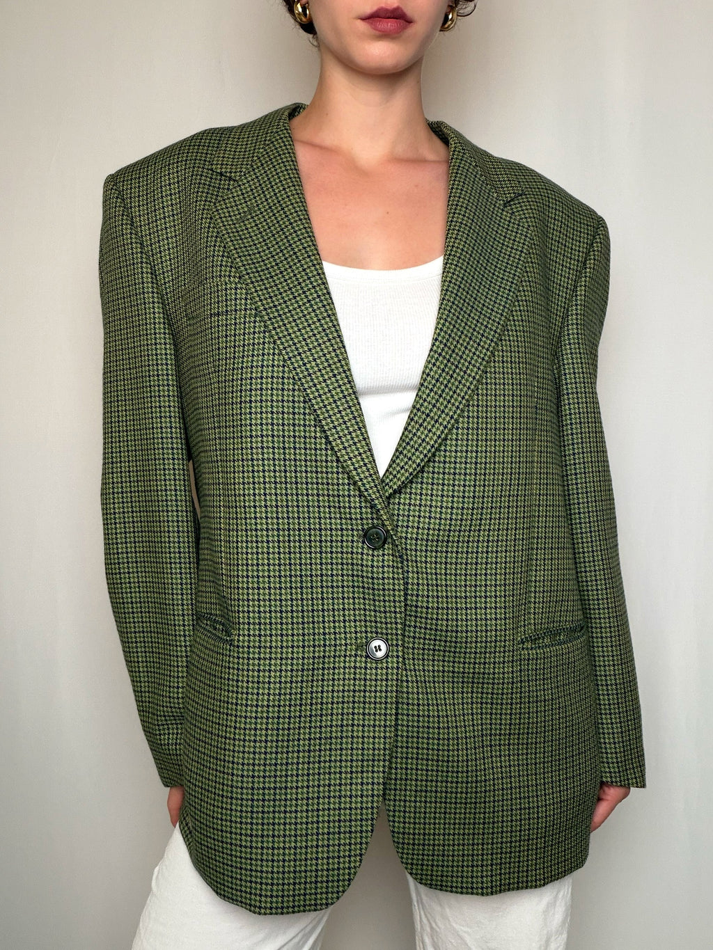 Blazer pied de poule XL vintage