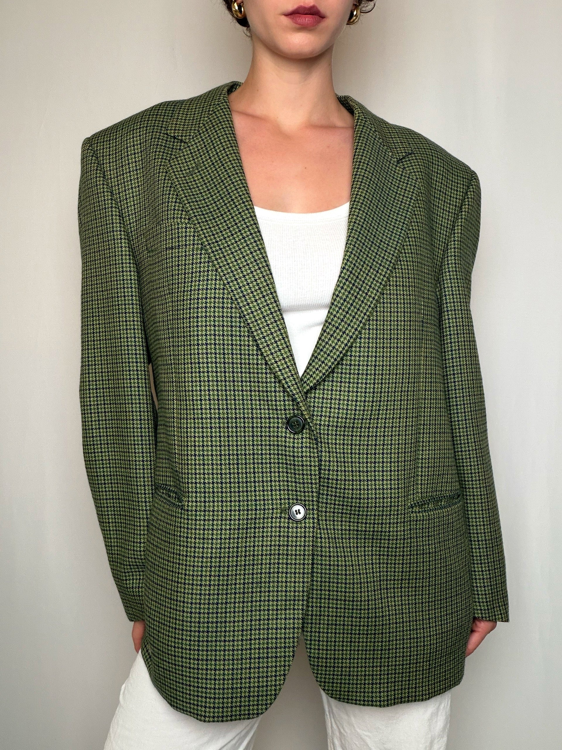 Blazer pied de poule XL vintage