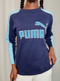 Tshirt marine et ciel Puma M vintage