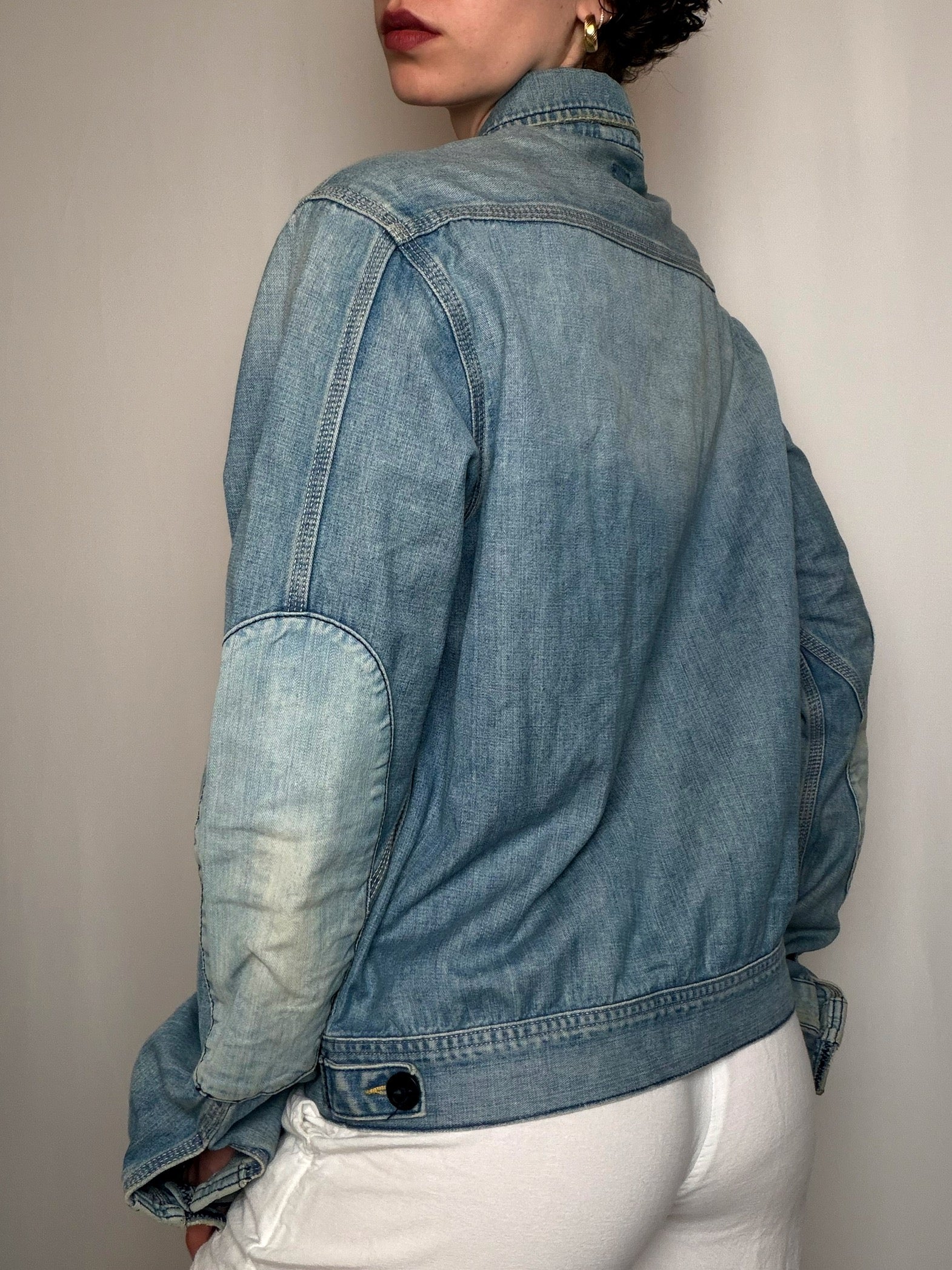 Jacket en denim bleu Lee M vintage