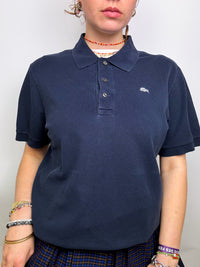 Polo Lacoste manche courte noir vintage M