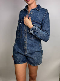 Jumpsuit longues manches en denim