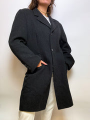 Vintage black coat M 