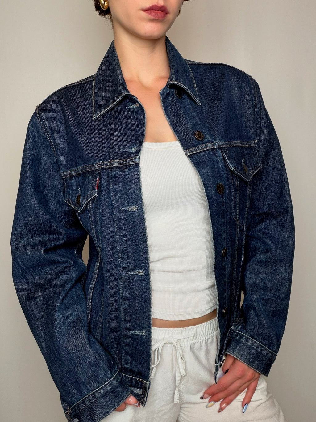 Veste en jean Blue Levi's M vintage