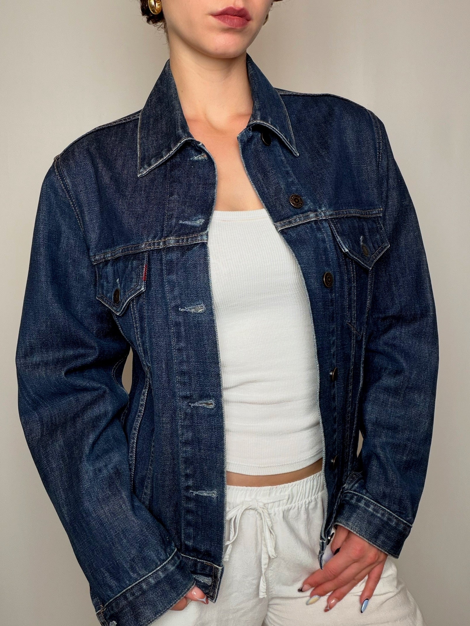 Veste en jean Blue Levi's M vintage