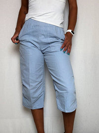 Pantalon Bleu ciel Benetton S vintage