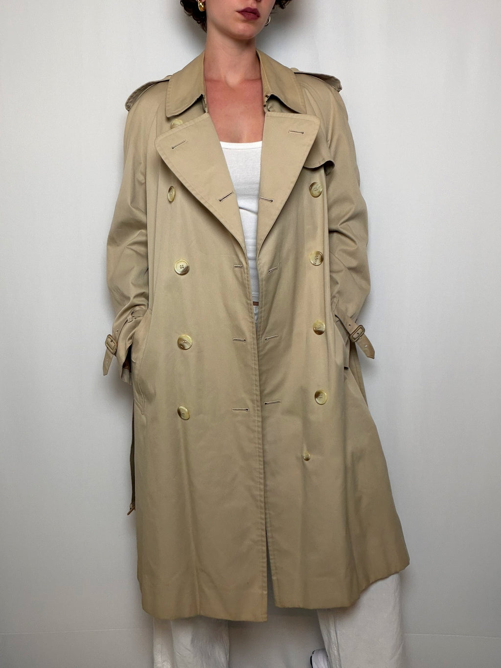 Trench Beige Burberry's S/M vintage
