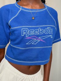 Tshirt Bleu Reebok vintage
