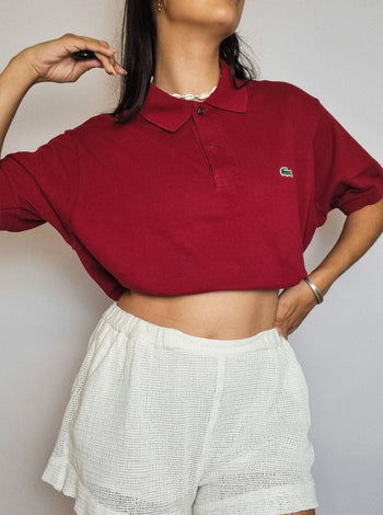 Polo Lacoste rouge L