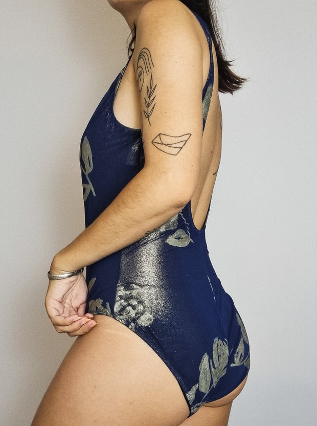 Maillot de bain Bleu Brillant M