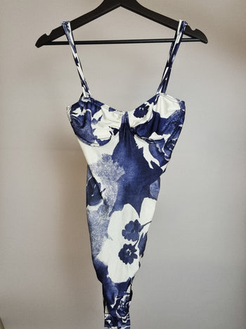 Floral swimsuit M