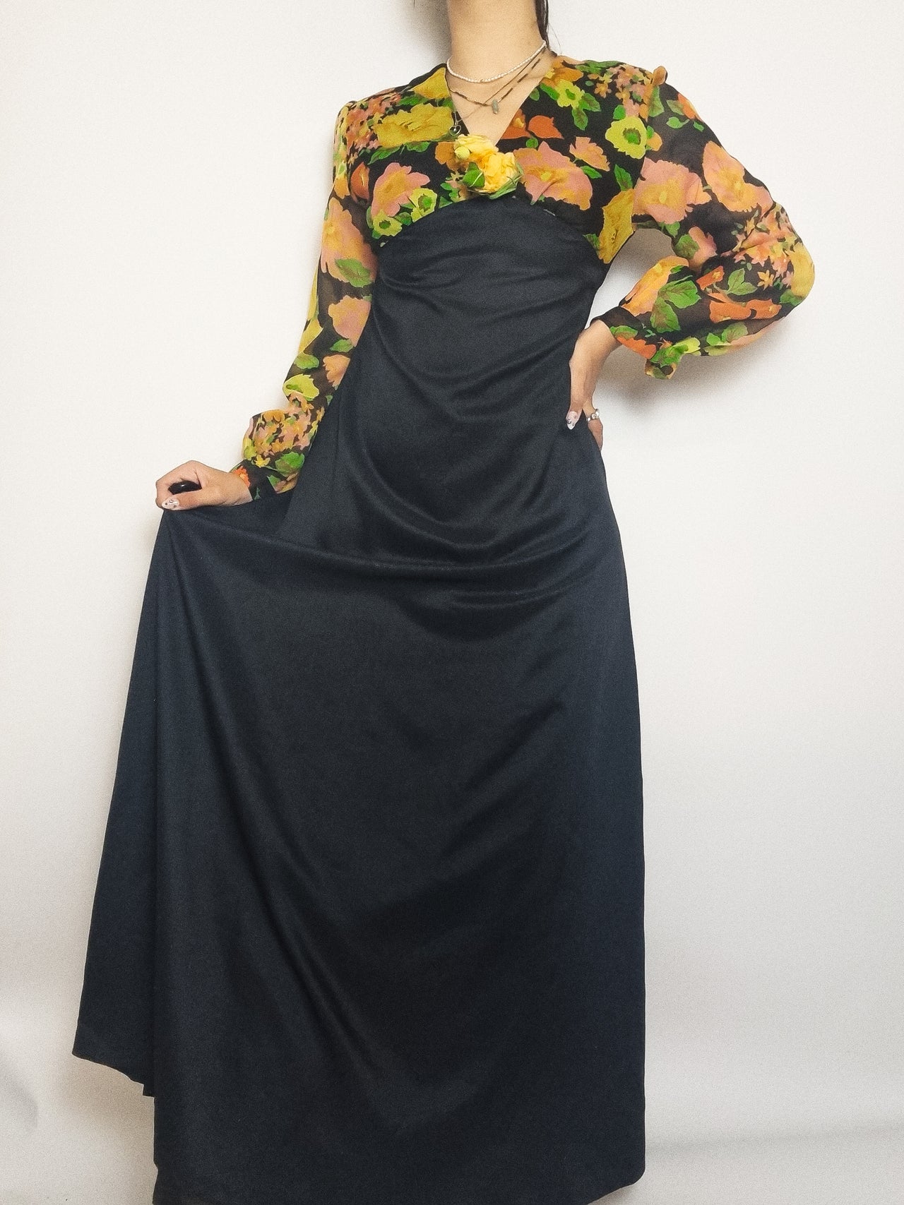 Vintage Maxi Dress S/M