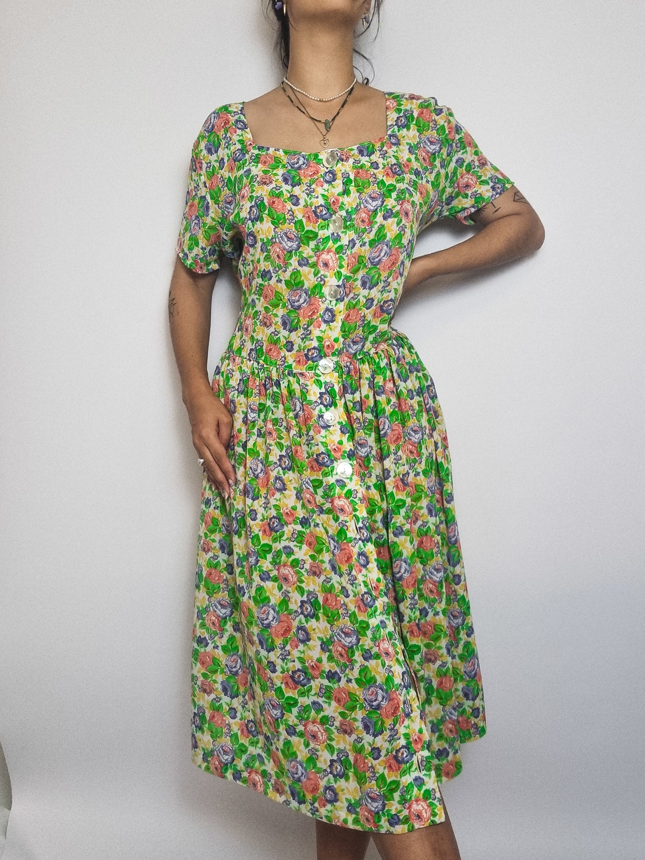 Vintage Midi Dress S